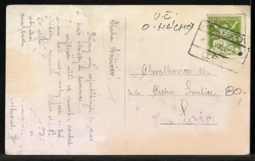 AK Josefov, Schloss, Strassenpartie, Uferpartie