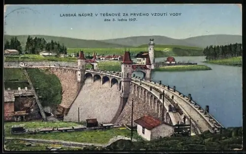 AK Tesnov, Panorama 1917