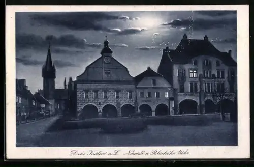 AK Dvur Králové n. L., Námestí a Palackého trída