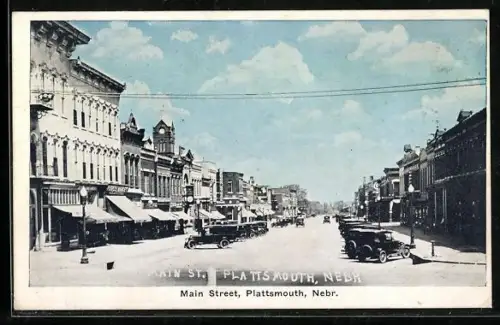 AK Plattsmouth, NE, Main Street