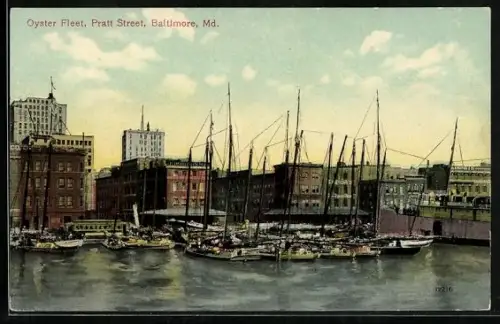 AK Baltimore, MD, Oyster Fleet, Pratt Street