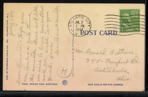 AK Atlantic City, NJ, The Elephant Hotel, an old landmark on the beach