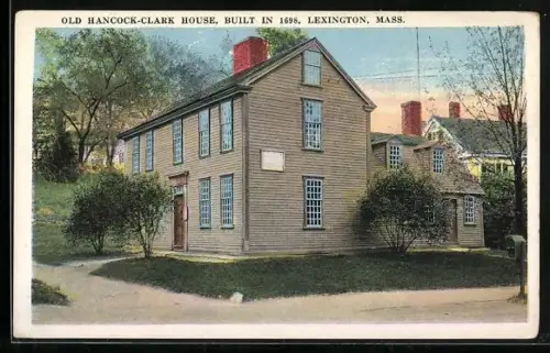 AK Lexington, MA, Old Hancock-Clark House, built in 1698