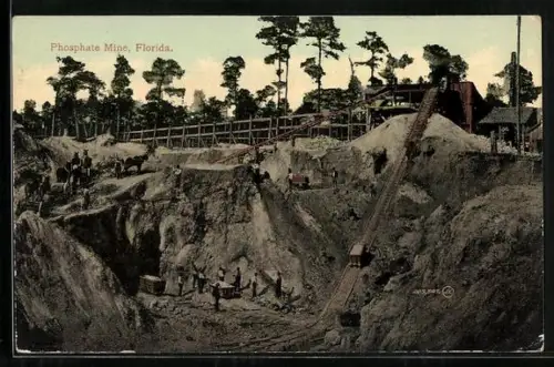 AK Phosphate Mine, FL, View of the mine