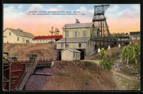 AK Mesaba Range, MN, Underground mine shaft in the Arrowhead County