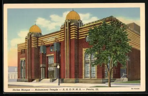 AK Peoria, IL, Shrine Mosque, Mohammed Temple