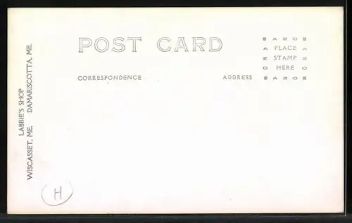 AK Wiscasset, ME, View of the river with bridge