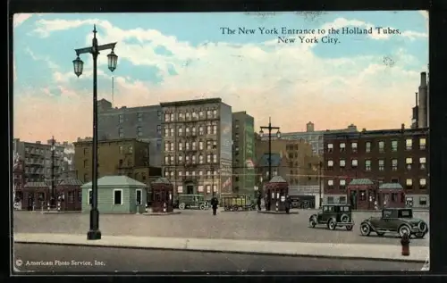 AK New York, NY, The New York Entrance to the Holland Tubes