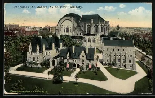 AK New York, NY, Cathedral of St. John`s Divine