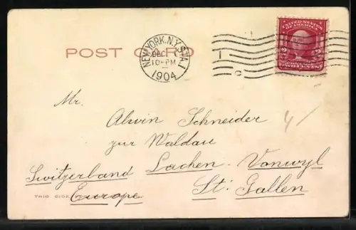 AK New York, NY, Brooklyn Bridge from N. Y. City