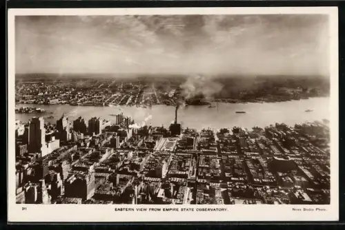 AK New York, NY, Eastern View from Empire State Observatory