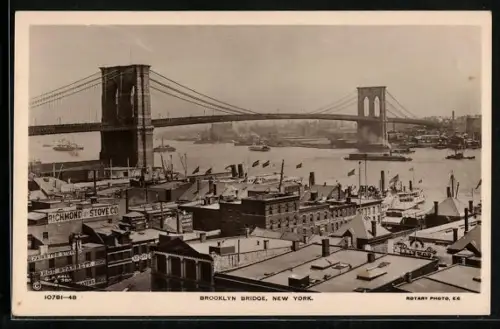 AK New York, NY, Brooklyn Bridge