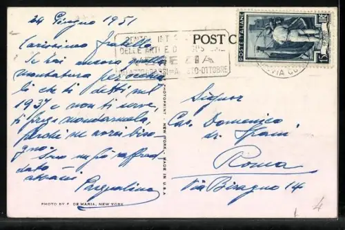 AK New York, NY, Home in which Mother Cabrini spent many years