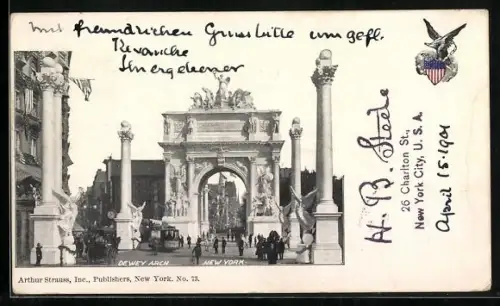 AK New York, NY, Dewey Arch