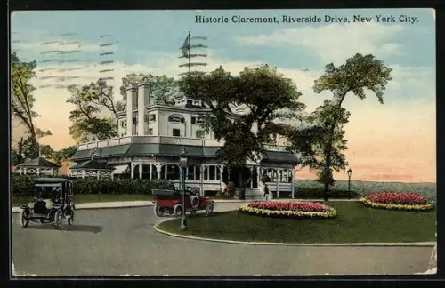 AK New York, NY, Historic Claremont, Riverside Drive