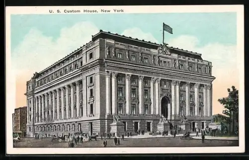 AK New York, NY, U. S. Custom House
