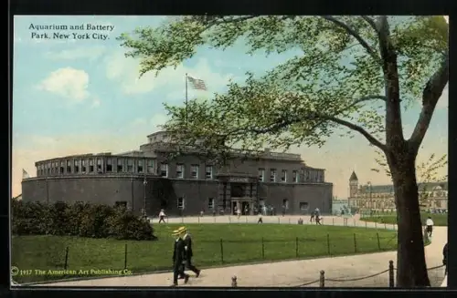 AK New York, NY, Aquarium and Battery Park