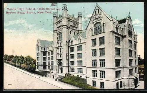 AK New York, NY, Morris High School, 166th Street and Boston Road