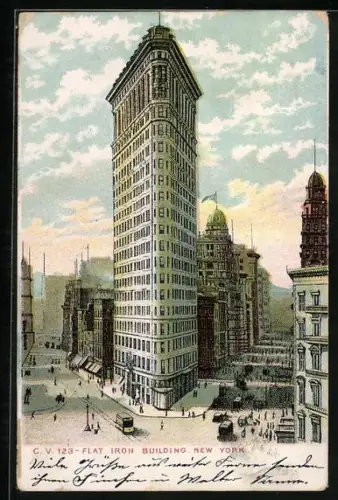 AK New York, NY, Flat Iron Building