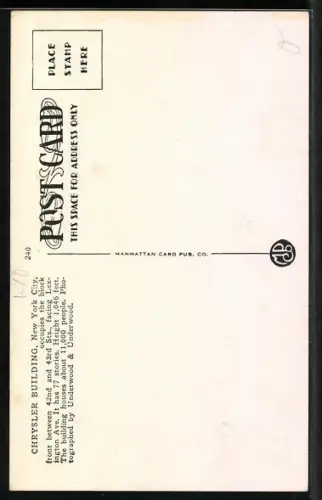 AK New York, NY, Chriysler Building