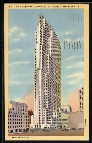 AK New York, NY, RCA Building in Rockefeller Center