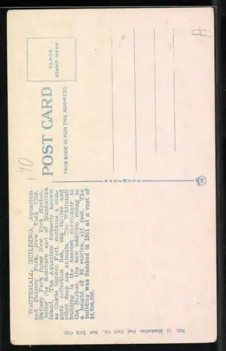 AK New York, NY, Whitehall Building from the Water