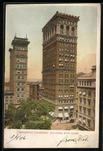 AK New York, NY, Broadway Chambers` Building