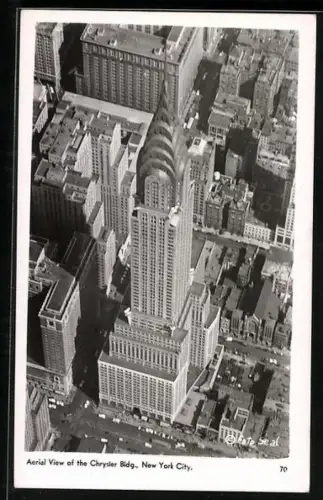 AK New York, NY, Chrysler Building, Aerial View