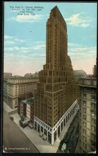 AK New York, NY, The Fred L. French Building