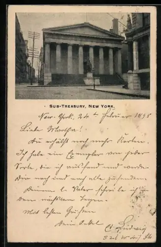 AK New York, NY, Sub-Treasury