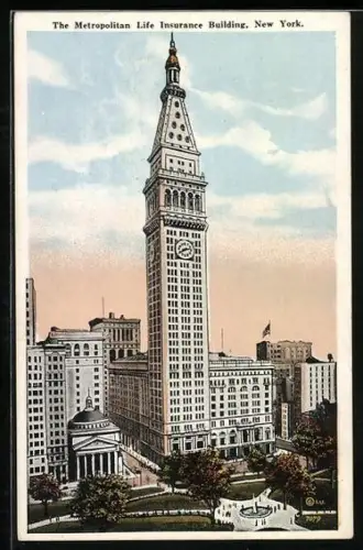 AK New York, NY, The Metropolitan Life Insurance Building