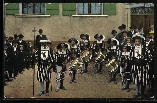 AK Appenzell, Appenzeller Landsgemeinde - Trommler und Pfeifer