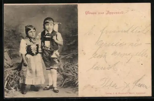 AK Appenzell, Kleines Trachtenpaar