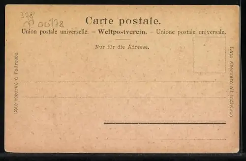 AK Tessin, Südlicher Teil, Trachtenmädchen mit Garnspindel
