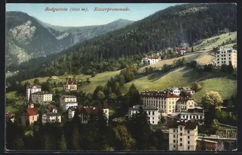 AK Badgastein, Kaiserpromenade