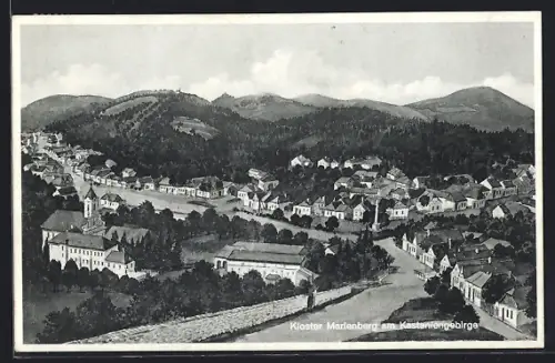 AK Mannersdorf an der Rabnitz, Kloster Marienberg, Ort und Kastaniengebirge