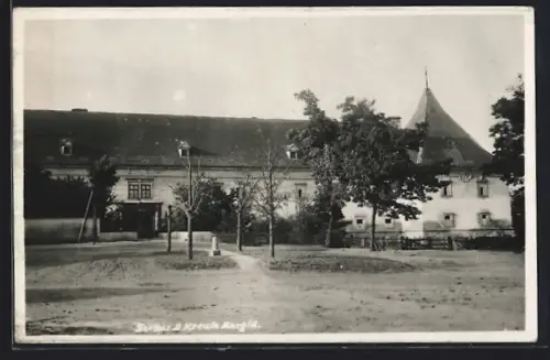 AK Deutsch Kreutz /Bgld., Das Schloss