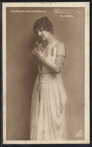 AK Operette Der Aushilfsgatte mit Frl. Davis