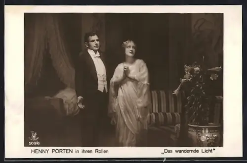 AK Schauspielerin Henny Porten in ihrer Rolle Das wandernde Licht