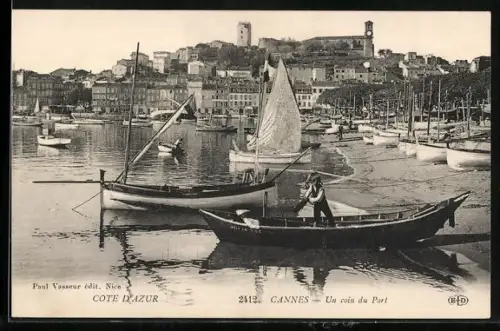 AK Cannes, Un coin du Port