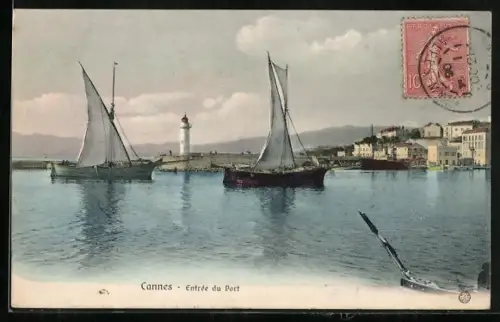 AK Cannes, Entrée du Port