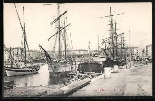 AK Nizza / Nice, Le Port - Hafen
