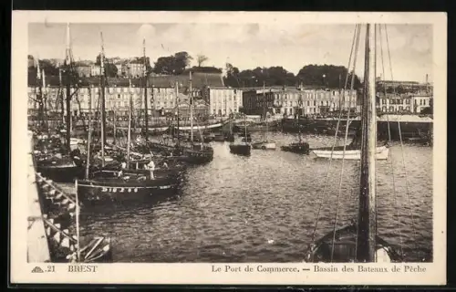AK Brest, Le Port de Commerce, Bassin des Bateaux de Pêche