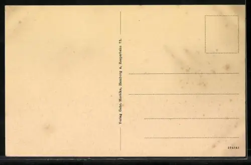 AK Hamburg, Hafen mit Dock und Schiff Bielefeld