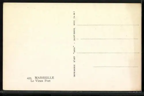 AK Marseille, Le Vieux Port