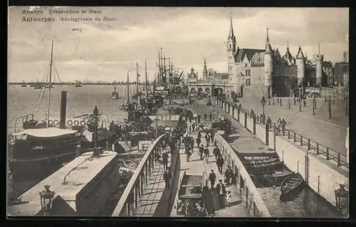 AK Antwerpen, Aanlegplaats en Steen