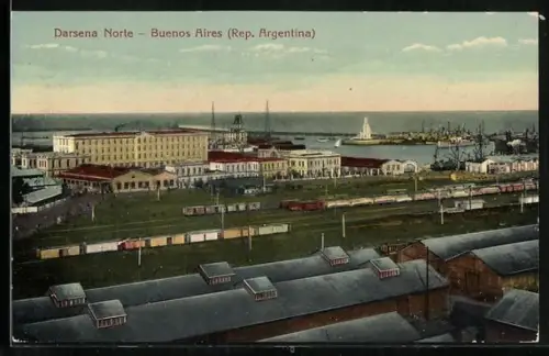 AK Buenos Aires, Darsena Norte, el puerto con trenes