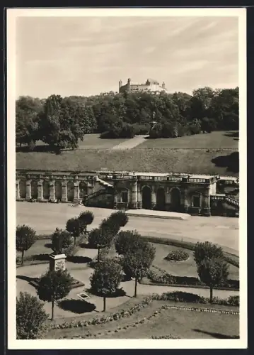 AK Coburg, Schlossplatz, Veste
