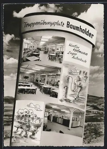 AK Baumholder, Truppenübungsplatz, Lager Aulenbach, Kantine Hofmann