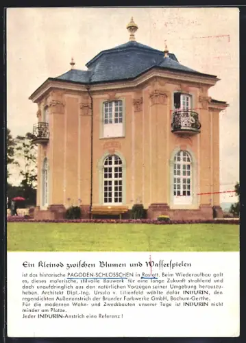 AK Rastatt, Pagoden-Schlösschen